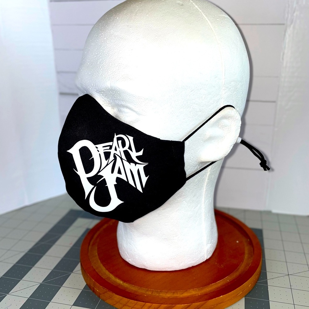 Pearl Jam face mask music band